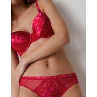 Buy Peony Silk & Lace Wired Full Cup Bra A-E