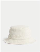 Kids Pure Cotton Plain Sun Hat (1-13 Yrs)