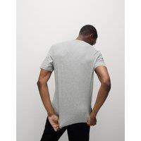 M&S Pure Cotton Pyjama Set Grey Mix