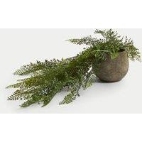 Artificial Trailing Fern House Plant in Pot
