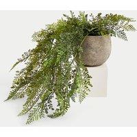 Artificial Trailing Fern House Plant in Pot