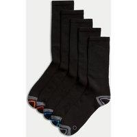 5pk Cotton Rich Cushioned Sports Socks