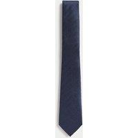 Slim Herringbone Italian Pure Silk Tie