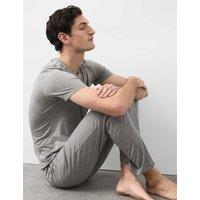 Autograph Supima Cotton Modal Pyjama Bottoms Grey Marl