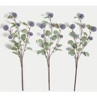 Set of 3 Artificial Eucalyptus Single Stems