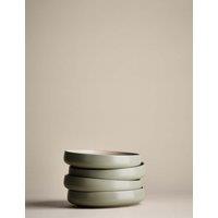 M&S Set of 4 Michigan Pasta Bowls Green