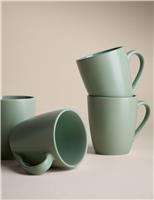 Set of 4 Everyday Stoneware Mugs