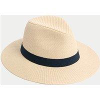 Textured Broad Brim Ambassador Hat