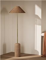 Lotus Rattan Floor Lamp
