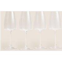 Set of 4 Contemporary White Wine Glasses