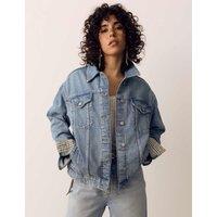 Per Una Denim Trucker Jacket Light Indigo