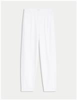 Linen Rich Tapered Trousers