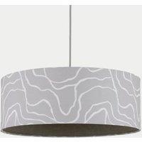 Mineral Wave Drum Lamp Shade