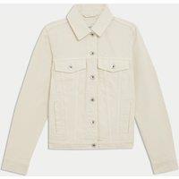 Pure Cotton Denim Trucker Jacket
