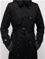 Cotton Rich Belted Longline Trench Coat