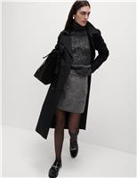 Petite Cotton Rich Double Breasted Trench Coat