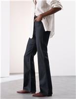 High Waisted Flared Jeans