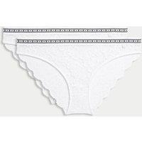 2pk Cleo Lace Bikini Knickers