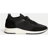 Knitted Lace Up Trainers with Freshfeet