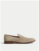 Suede Slip-On Loafers