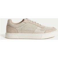 Suede Lace Up Trainers with Freshfeet