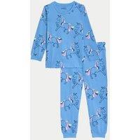 Buy Pure Cotton Unicorn Pyjamas (1-8 Yrs)
