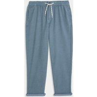 M&S Relaxed Cotton Rich Skater Chinos (2-16 Yrs) Air Force Blue