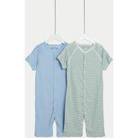 2pk Adaptive Pure Cotton Rompers (3-16 Yrs)