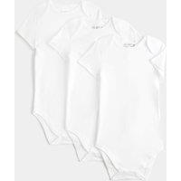 M&S 3 Pack Adaptive Bodysuits (3-16 Yrs) White