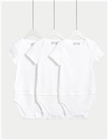 3pk Adaptive Pure Cotton Bodysuits (7lbs16 Yrs)