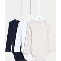 M&S 3 Pack Adaptive Pure Cotton Bodysuits (3-16 Yrs) Multi