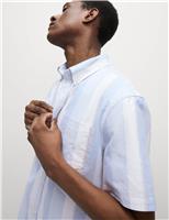 Cotton Rich Striped Shirt