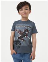 Pure Cotton Spider-Man T-Shirt (2-8 Yrs)