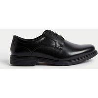 Wide Fit Airflex Leather Derby Shoes