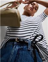 Pure Cotton Striped Everyday Fit T-Shirt