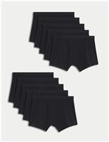 10pk Cotton Rich Cool & Fresh Trunks