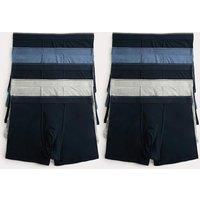 M&S 10 Pack Cotton Rich Cool & Fresh Trunks Denim Mix