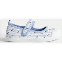 Kids Canvas Riptape Trainers (4 Small - 2 Large)