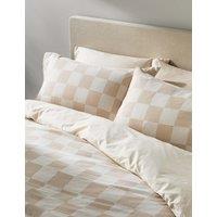 Pure Cotton Checked Bedding Set
