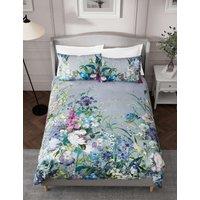 Sateen Wild Meadow Grey Bedding Set