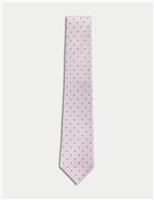 Pure Silk Polka Dot Tie