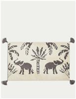 Cotton Blend Elephant Bath Mat