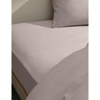 M&S Cotton Rich Fitted Sheet Mink