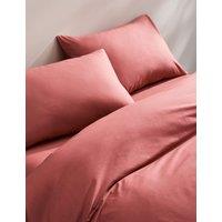 M&S Cotton Rich Bedding Set Clay