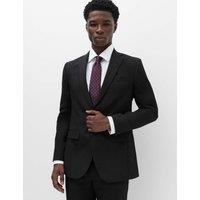 M&S Slim Fit Machine Washable Suit Jacket Black