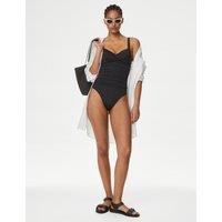 360 Tummy Control Ruched Plunge Swimsuit