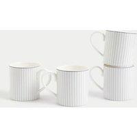 Set of 4 Hampton Stripe Mugs