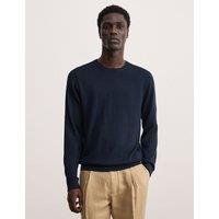 Merino Wool Rich Knitted Jumper with Silk