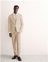 Tailored Fit Silk & Linen Blend Suit Jacket