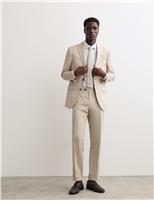 Tailored Fit Italian Silk & Linen Suit Jacket